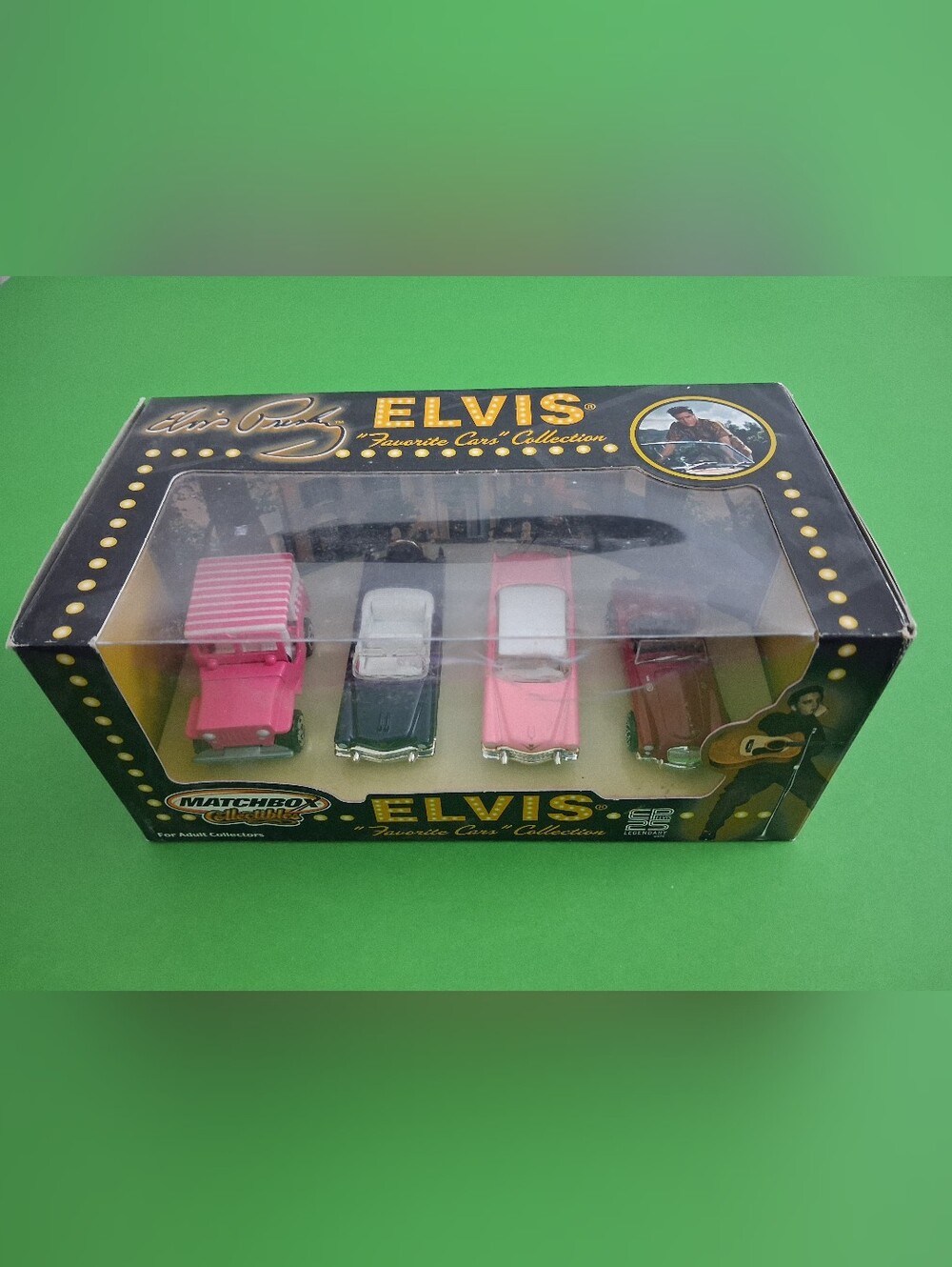 Matchbox Elvis Presley “Favorite Cars” Collection 4-Car Die-Cast Set – 2001